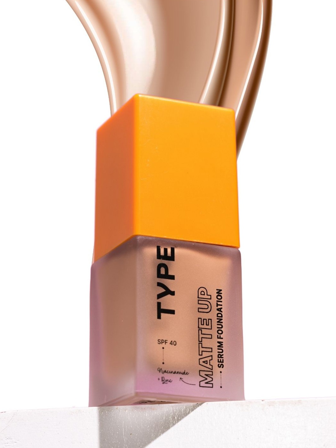 

TYPE BEAUTY INC Matte Up SPF 40 Foundation - 20 ml Pecan 334, Nude