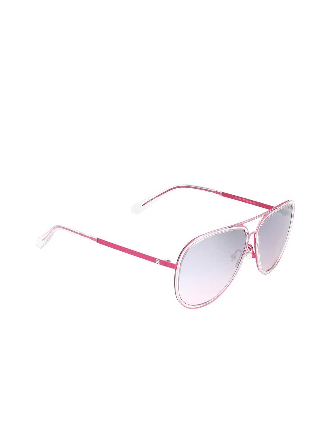 

GUESS Men Aviator Sunglasses with UV Protected Lens, Grey
