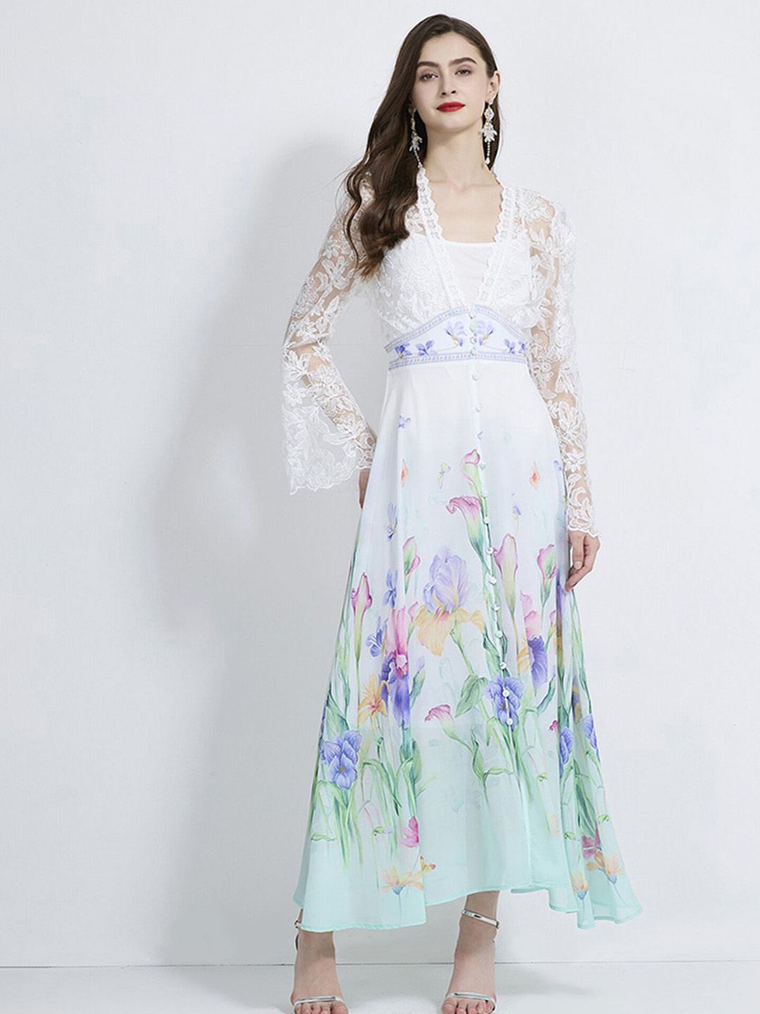 

JC Collection Floral Print Maxi Dress, Multi