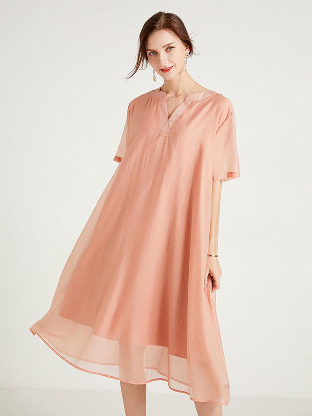 

JC Collection A-Line Dress, Pink