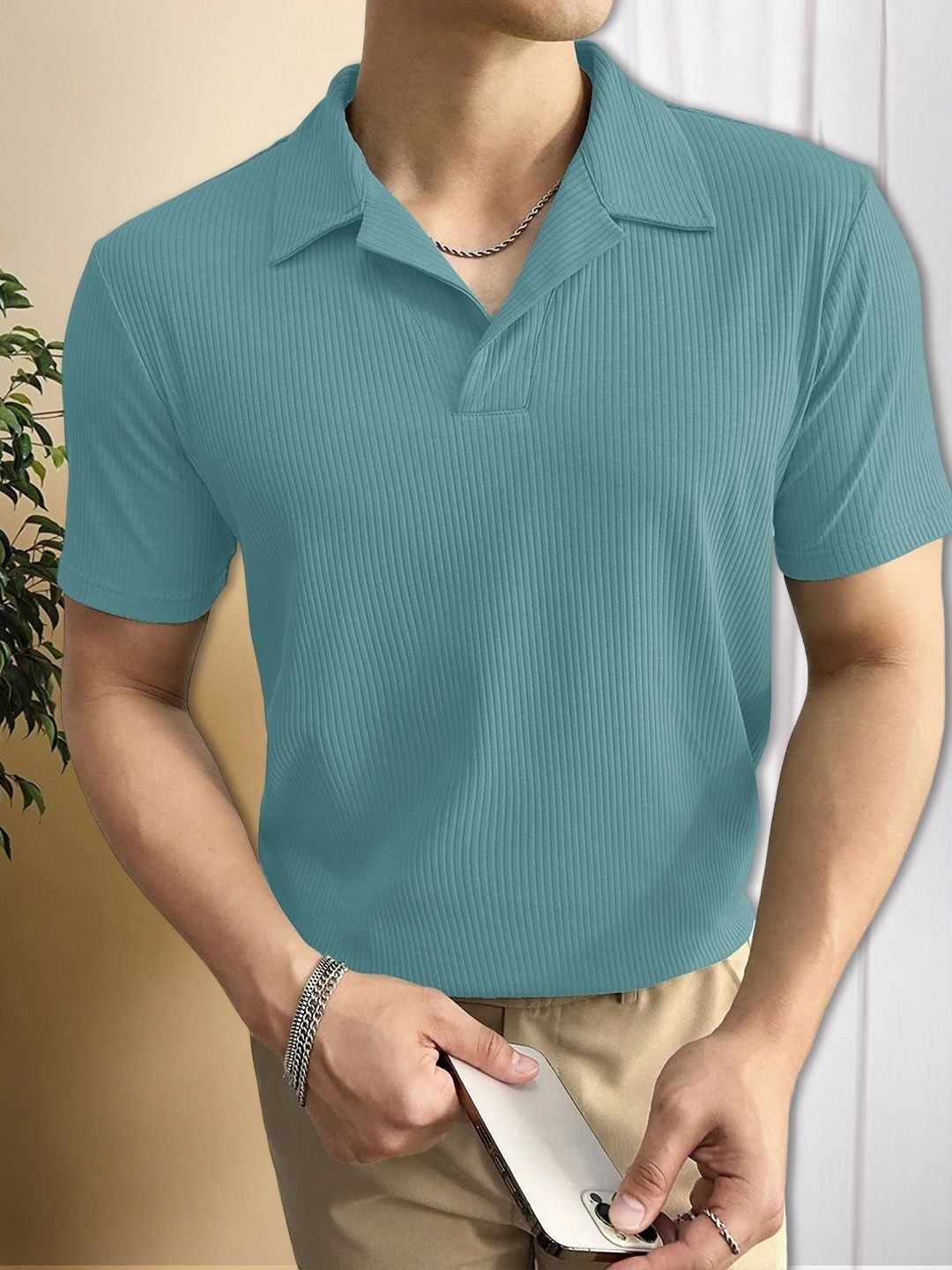 

Moda Rapido Men T-shirt, Teal