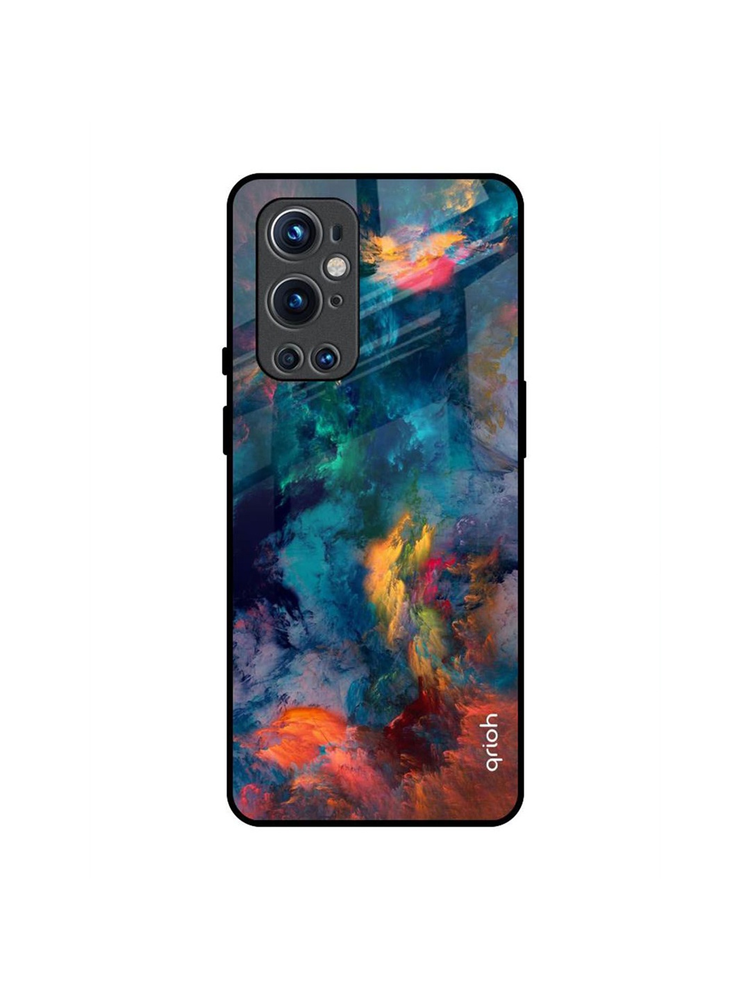 

QRIOH Quirky Printed OnePlus 9 pro Back Case Mobile Accessories, Blue