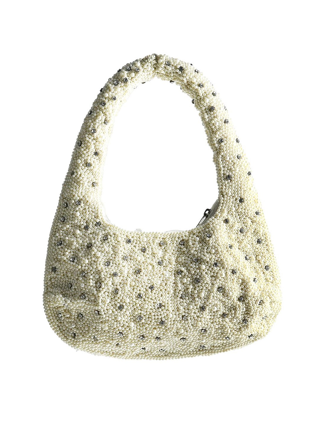 

ODETTE Oversized Bucket Shoulder Bag, Off white