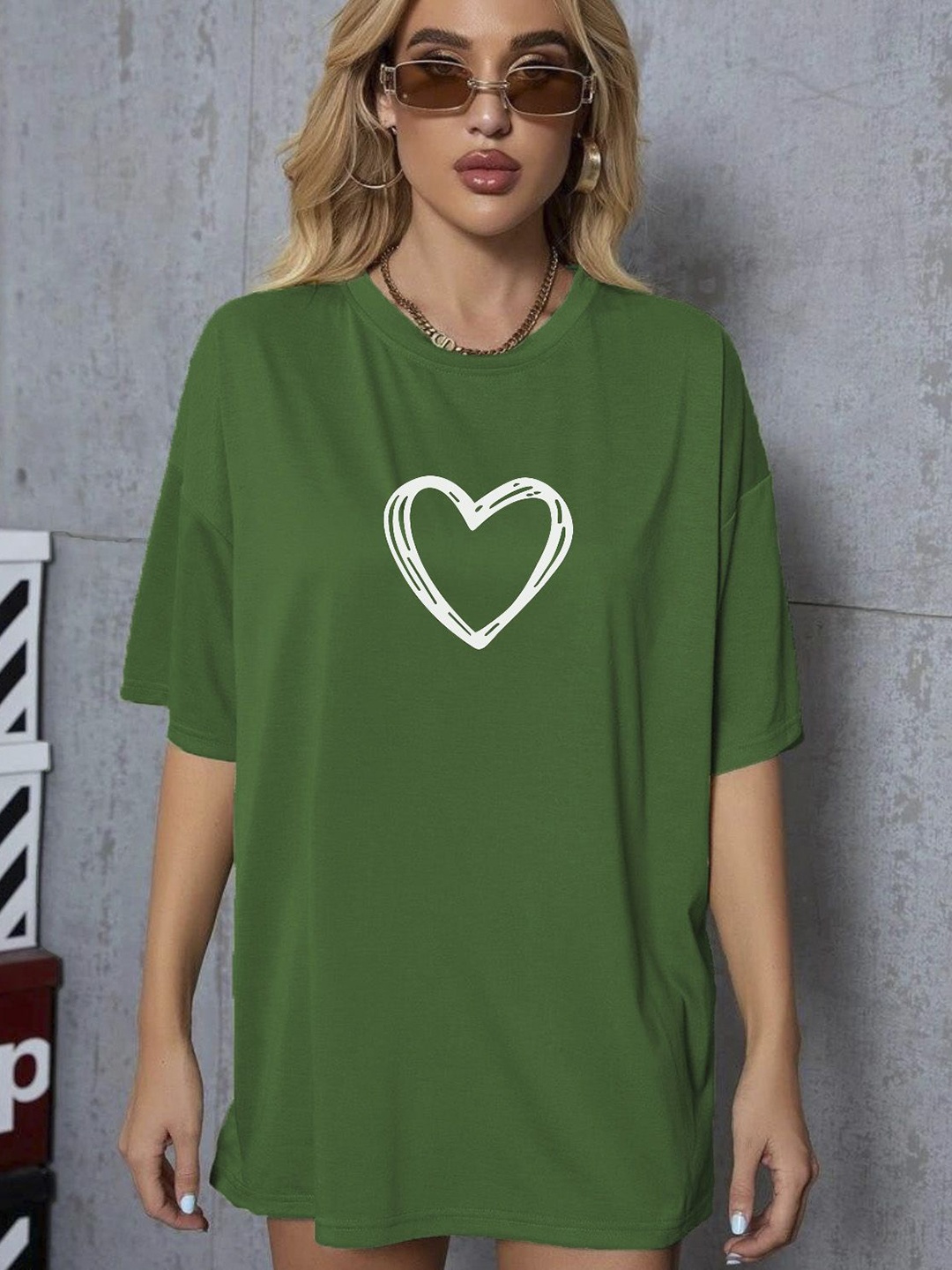 

SZN Women Printed Pockets T-shirt, Green
