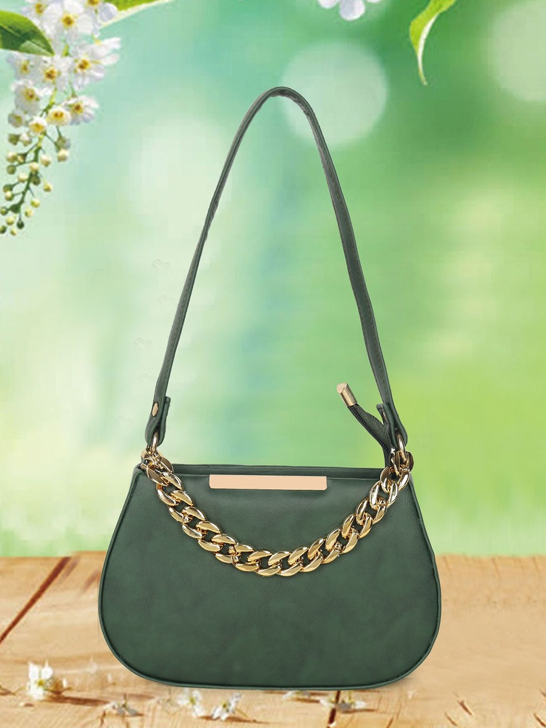 

LADY QUINTON PU Shopper Shoulder Bag, Green