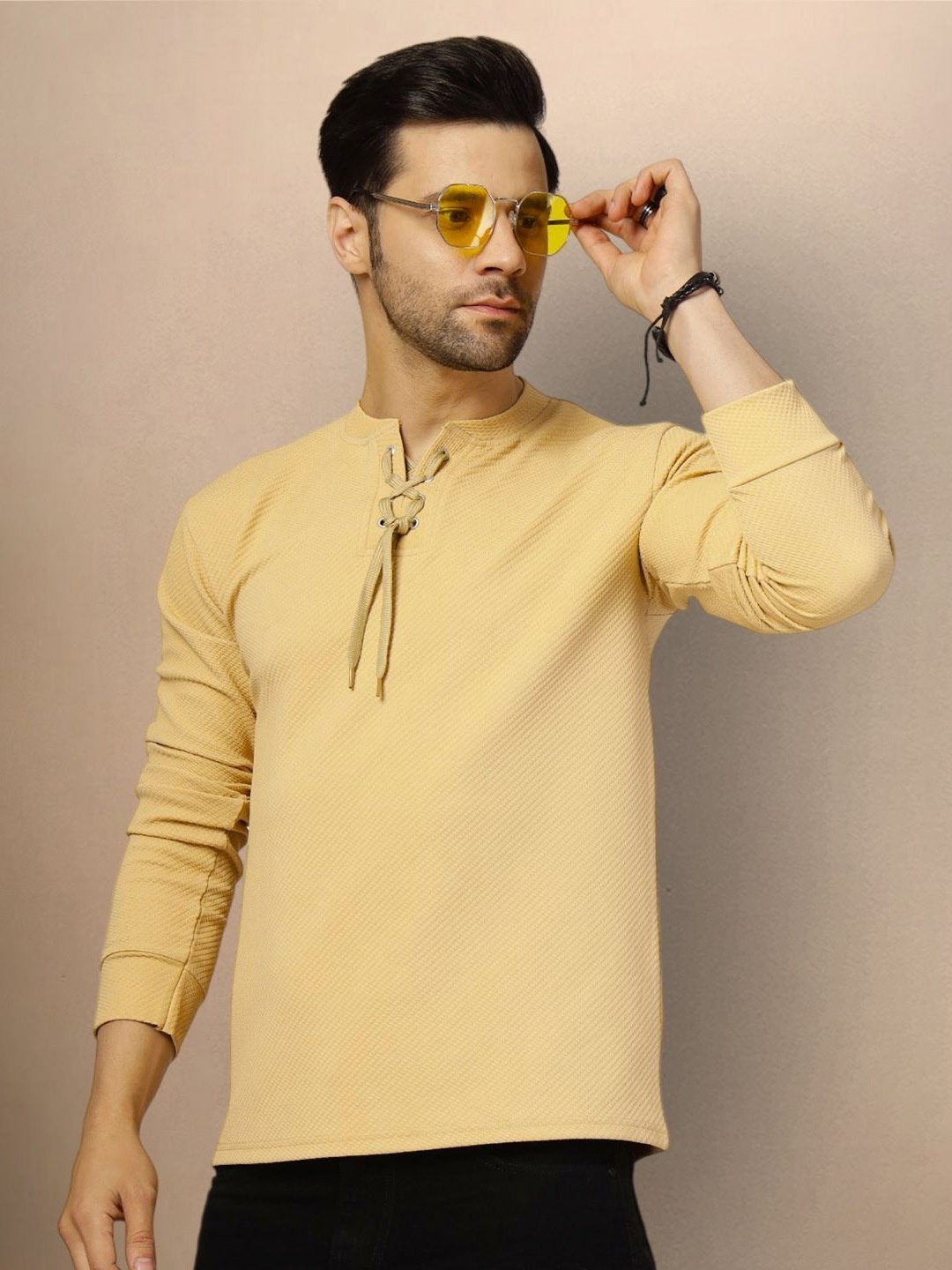

Moda Rapido Men T-shirt, Beige