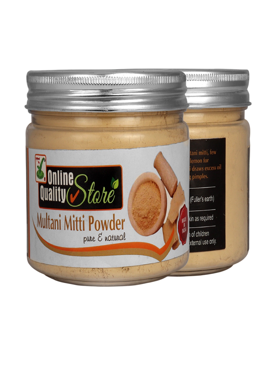 

Online Quality Store Natural Multani Mitti Powder For Acne or Blemishes - 100 g, Beige