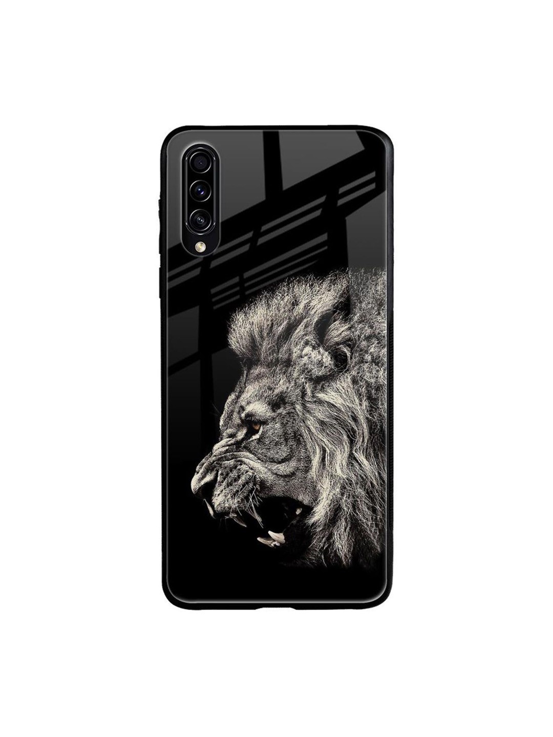 

QRIOH Quirky Printed Samsung Galaxy A70S Back Case Mobile Accessories, Black