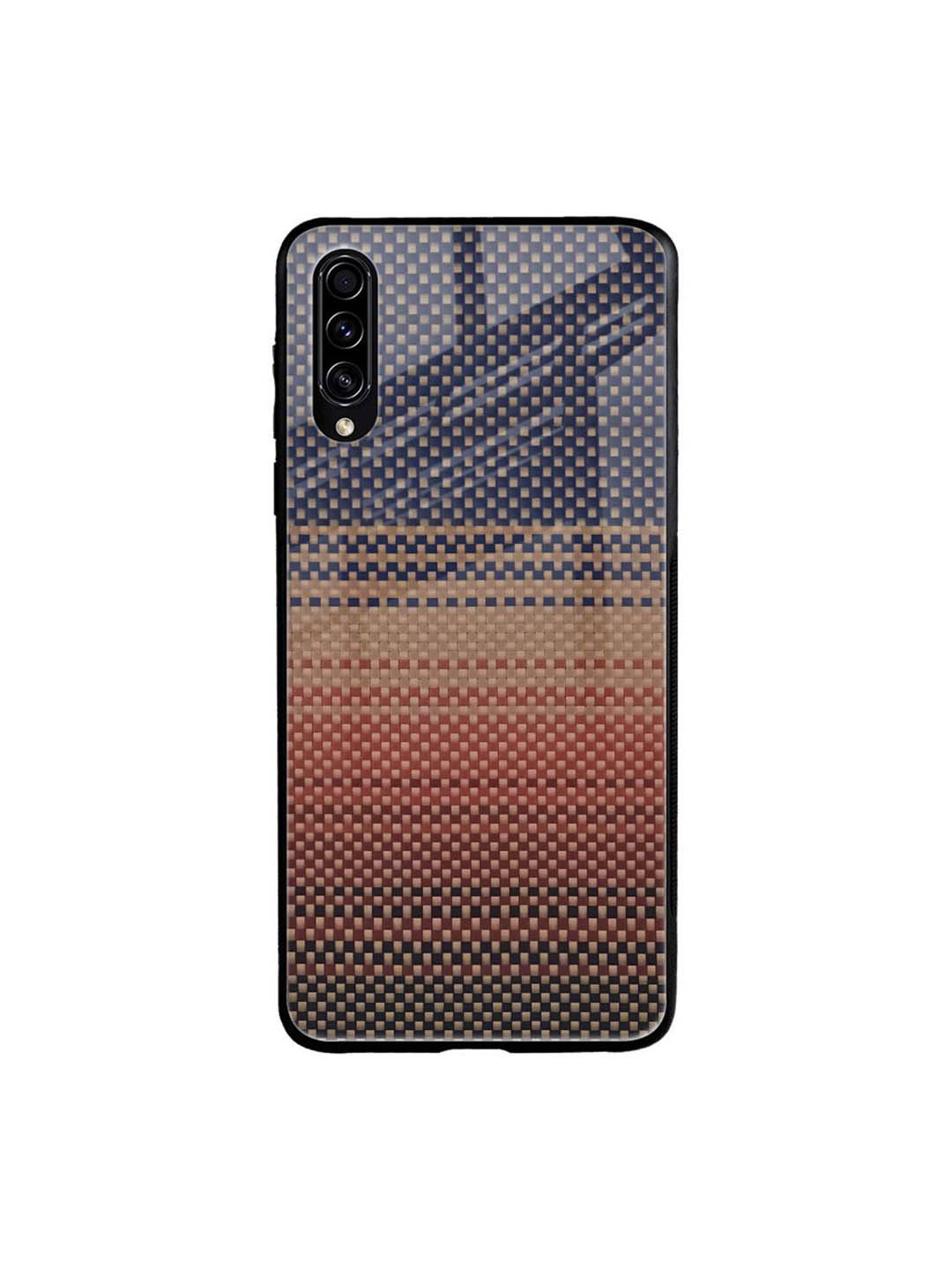 

QRIOH Geometric Printed Samsung Galaxy A70S Back Case Mobile Accessories, Brown