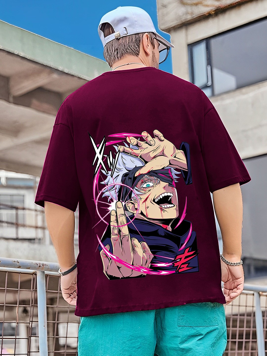 

Kushi Flyer Men Printed Applique T-shirt, Purple
