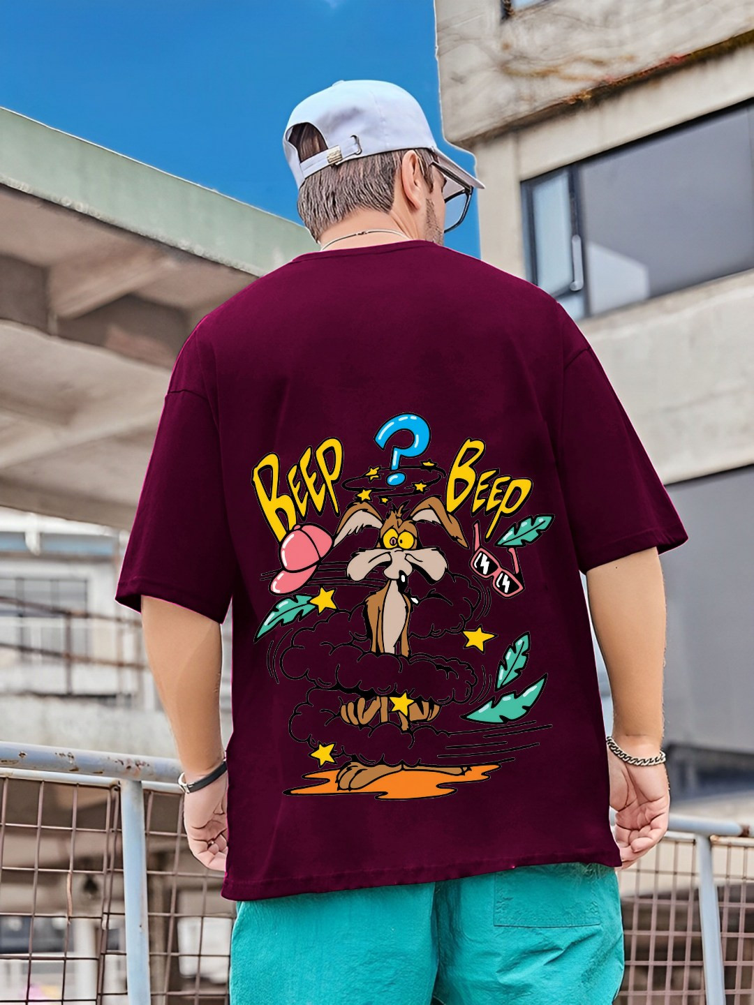 

Kushi Flyer Men Printed Applique T-shirt, Purple