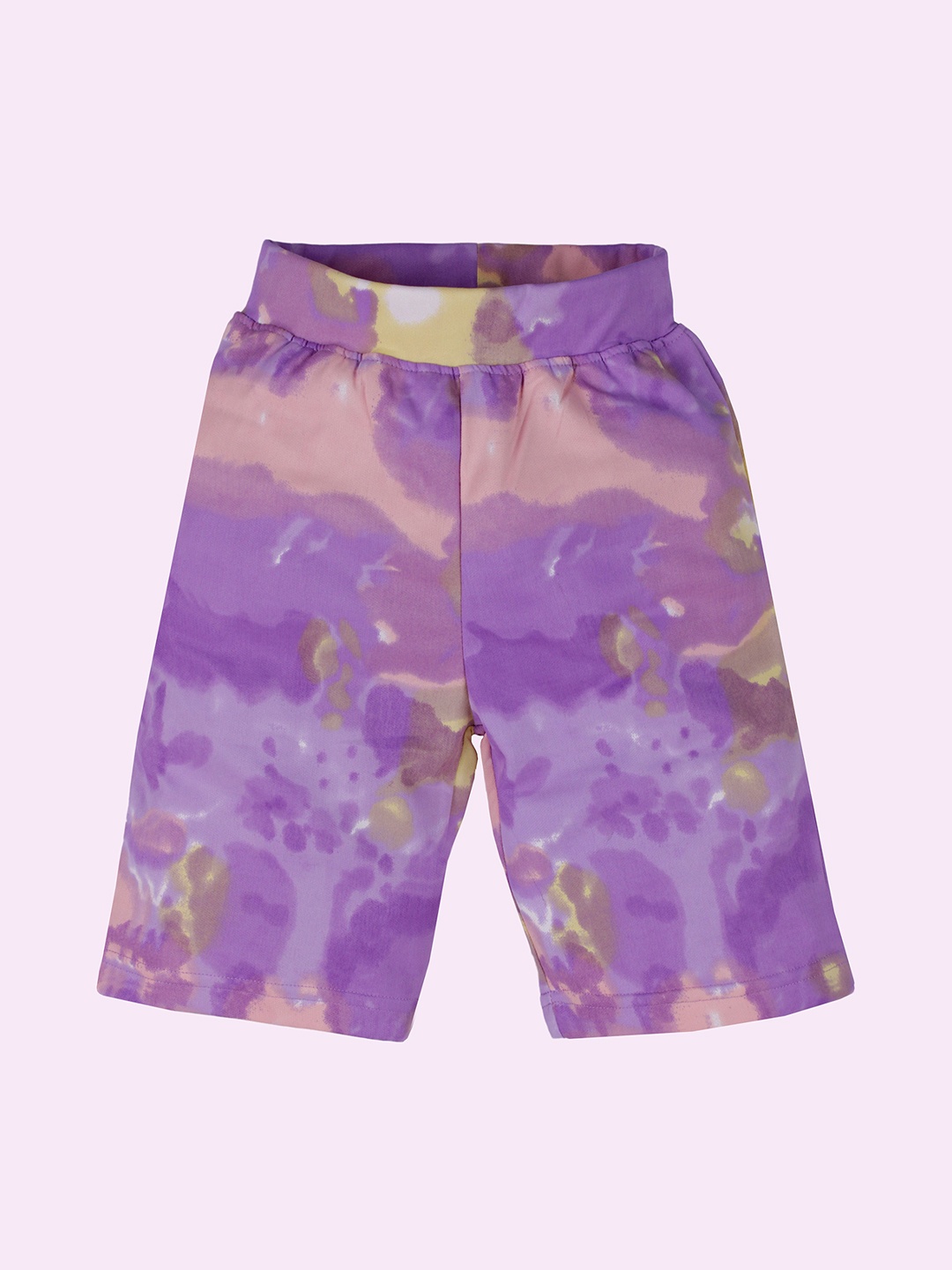 

KiddoPanti Boys Printed Cycling Shorts, Violet