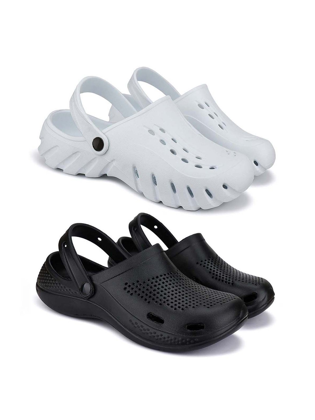 

BERSACHE Men Slip-On, White