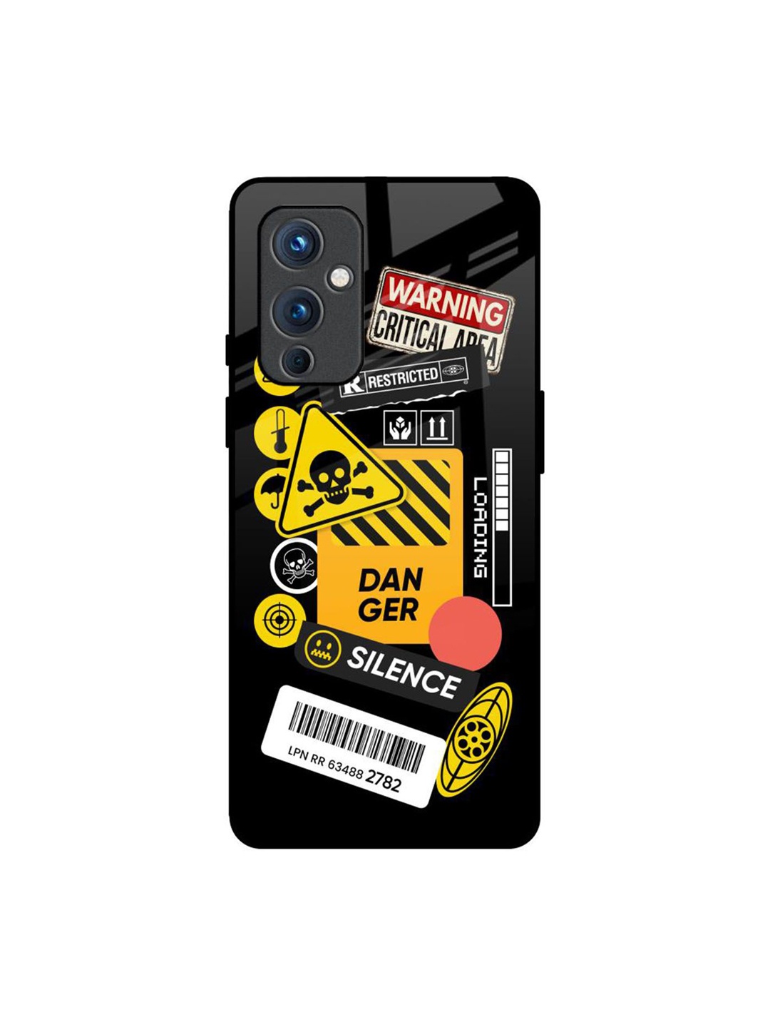 

QRIOH Typography Printed OnePlus 9 Back Case Mobile Accessories, Black