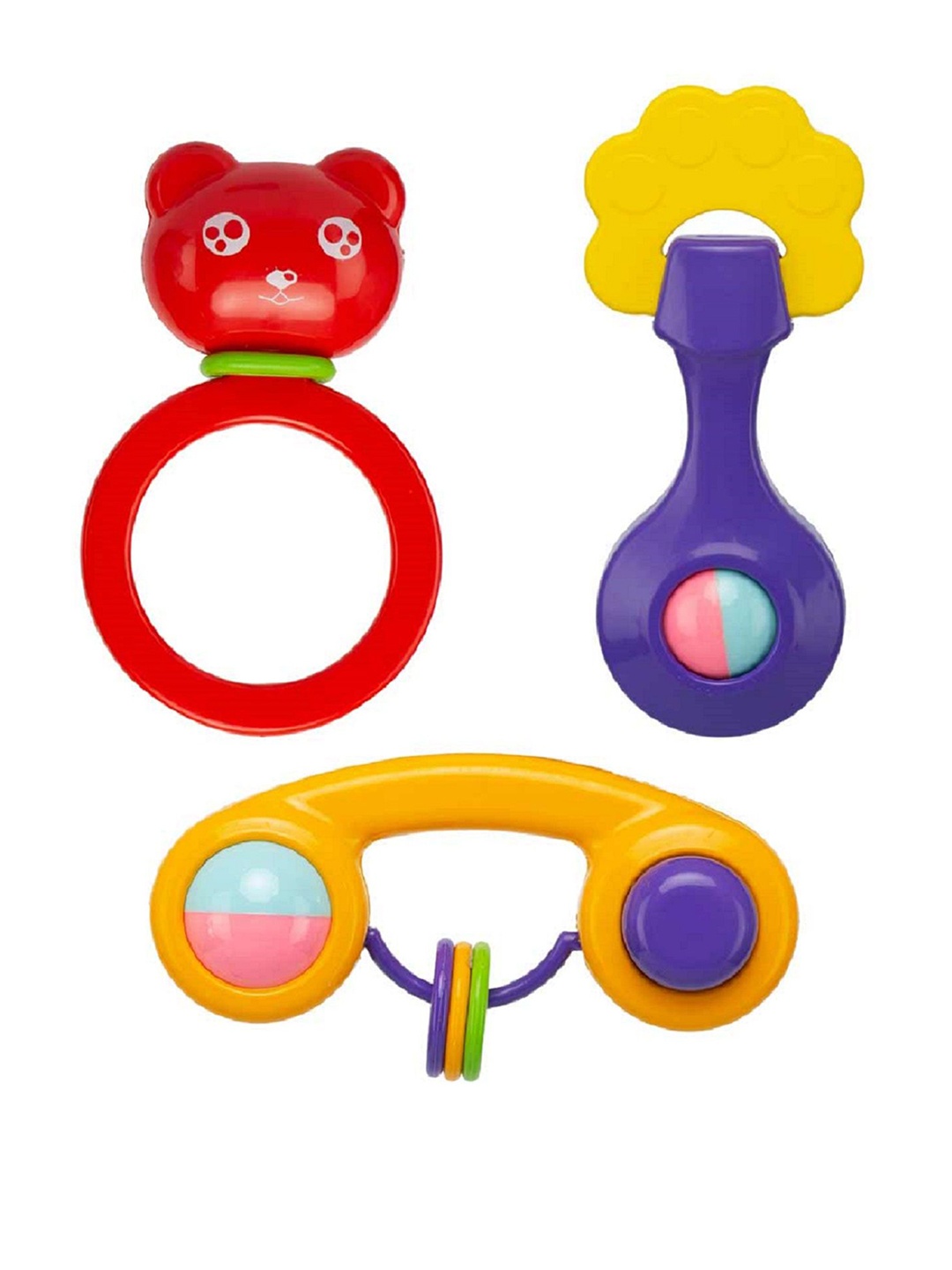 

ADKD BPA Free Rattle Toy Learning and Development Toys, Purple