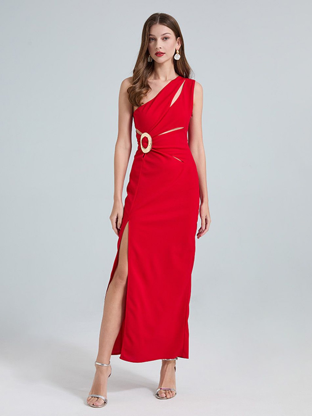 

JC Collection Maxi Dress, Red