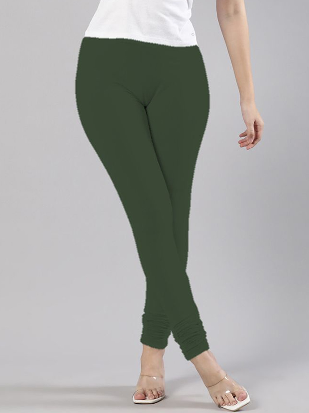 

Femmora Churidar Length Leggings, Green