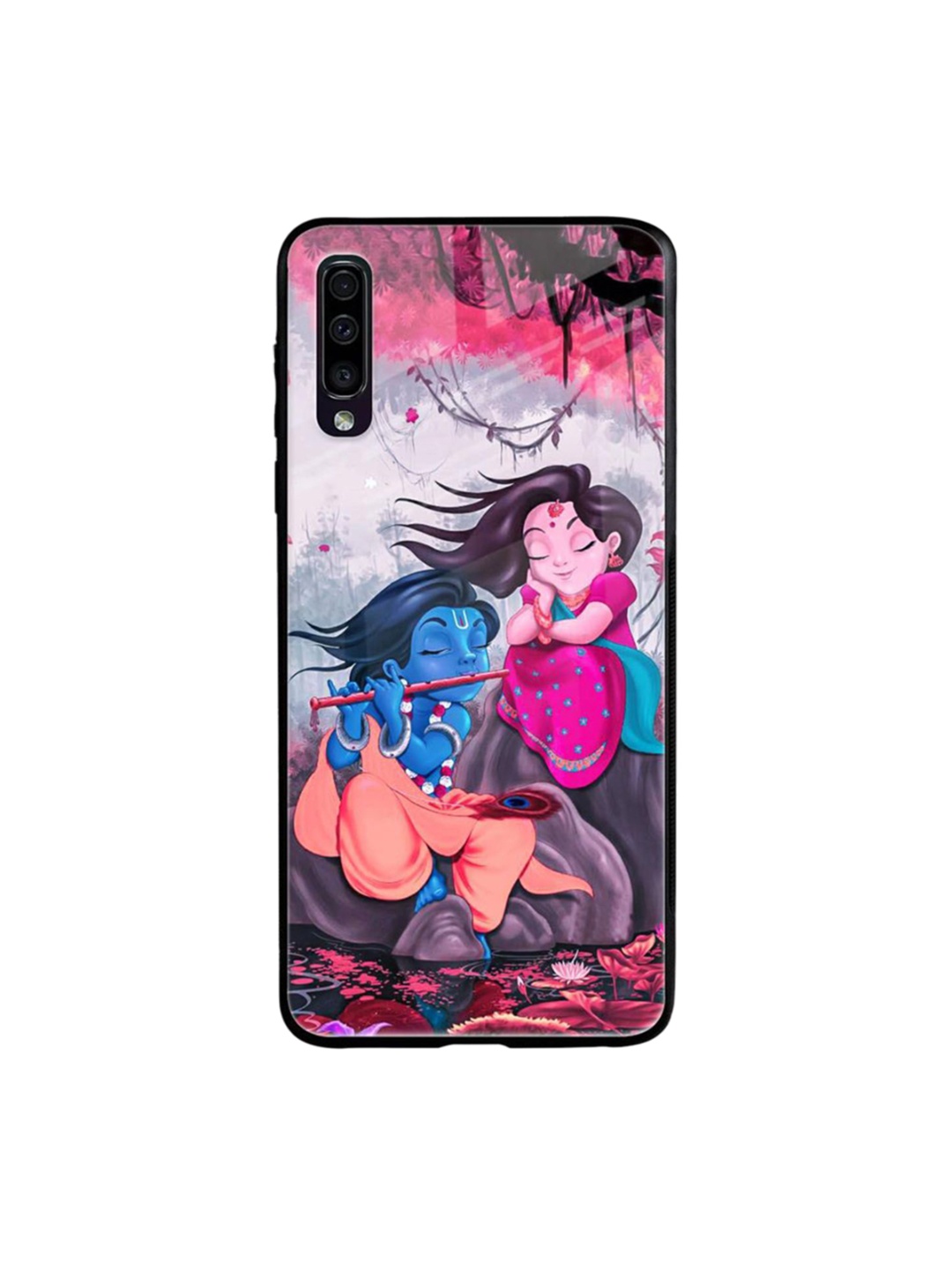 

QRIOH Quirky Printed Samsung Galaxy A70 Back Case Mobile Accessories, Pink