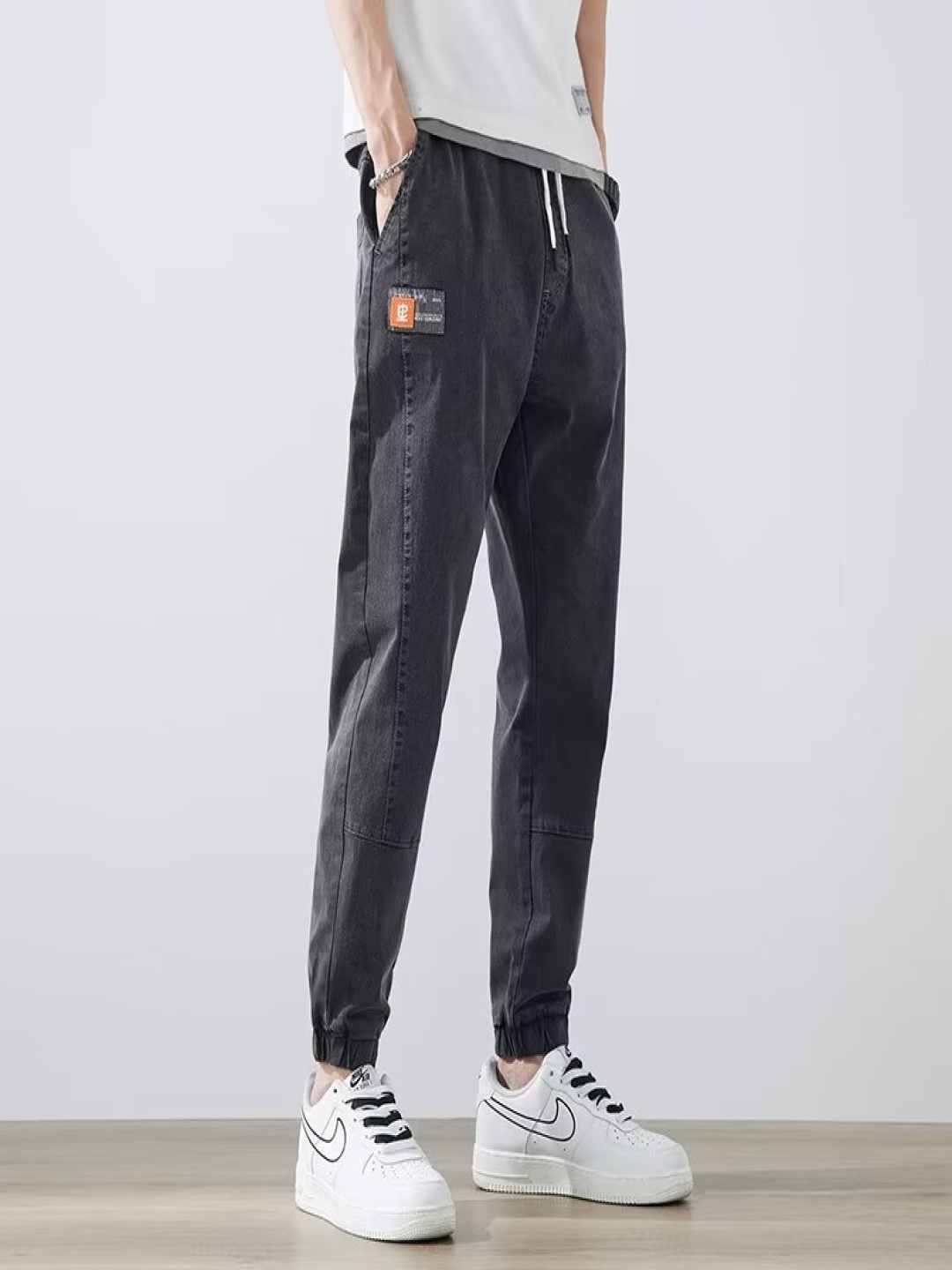 

StyleCast Men Joggers Trousers, Black