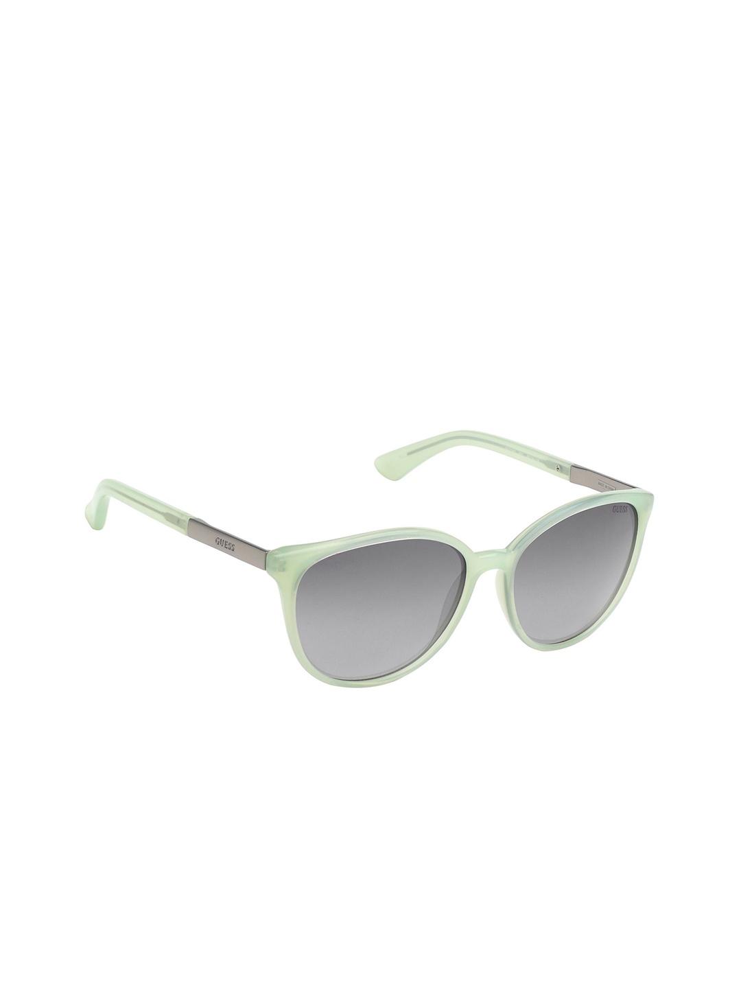 

GUESS Women Oval Sunglasses with UV Protected Lens, Grey