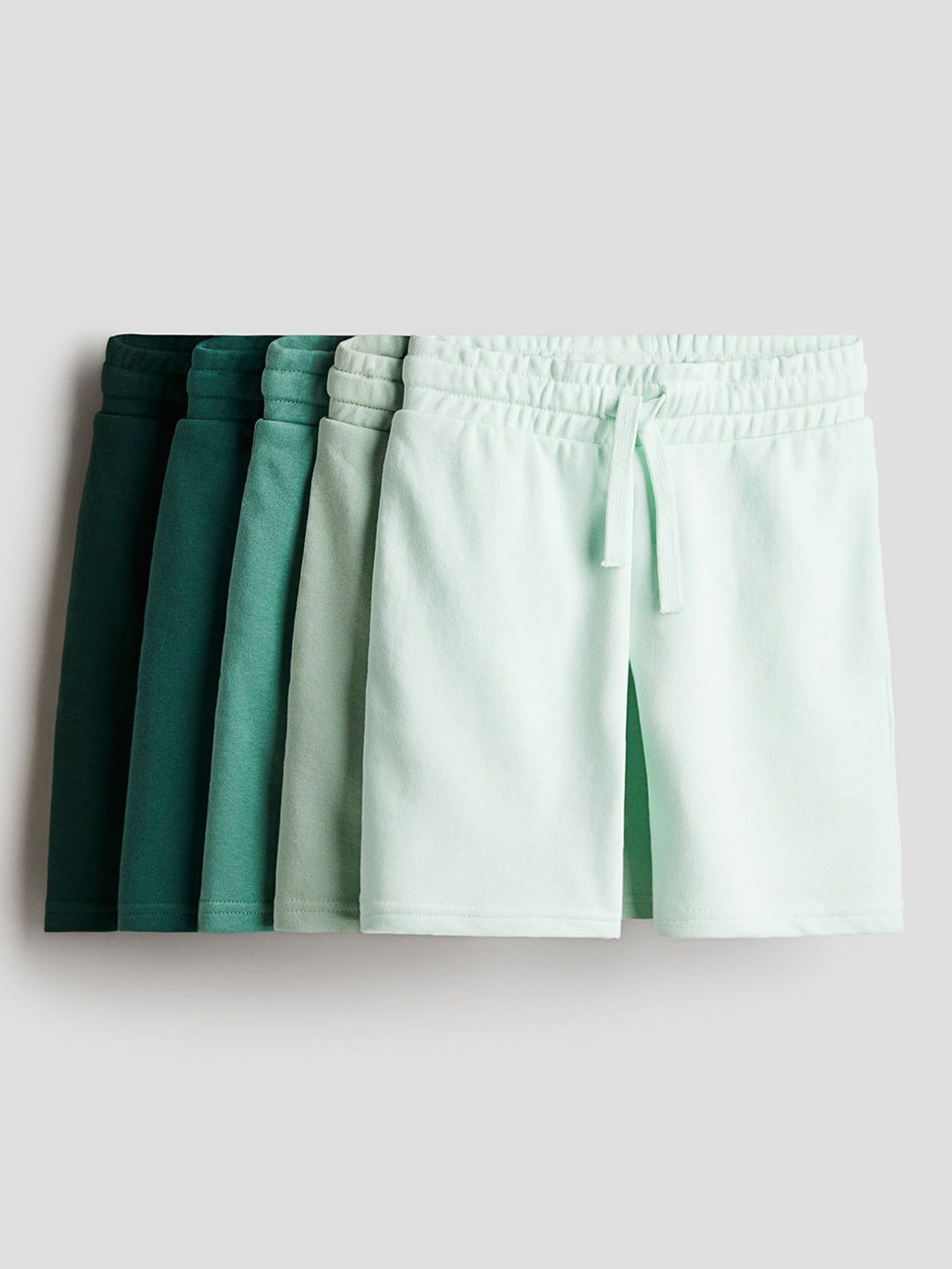 

H&M 5-Pack Knee-Length Sweatshorts, Green