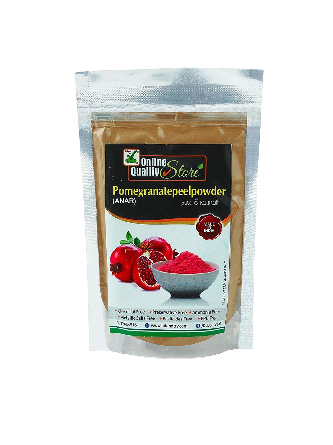 

Online Quality Store Pomegranate Powder For Anti-Ageing -900g, Beige