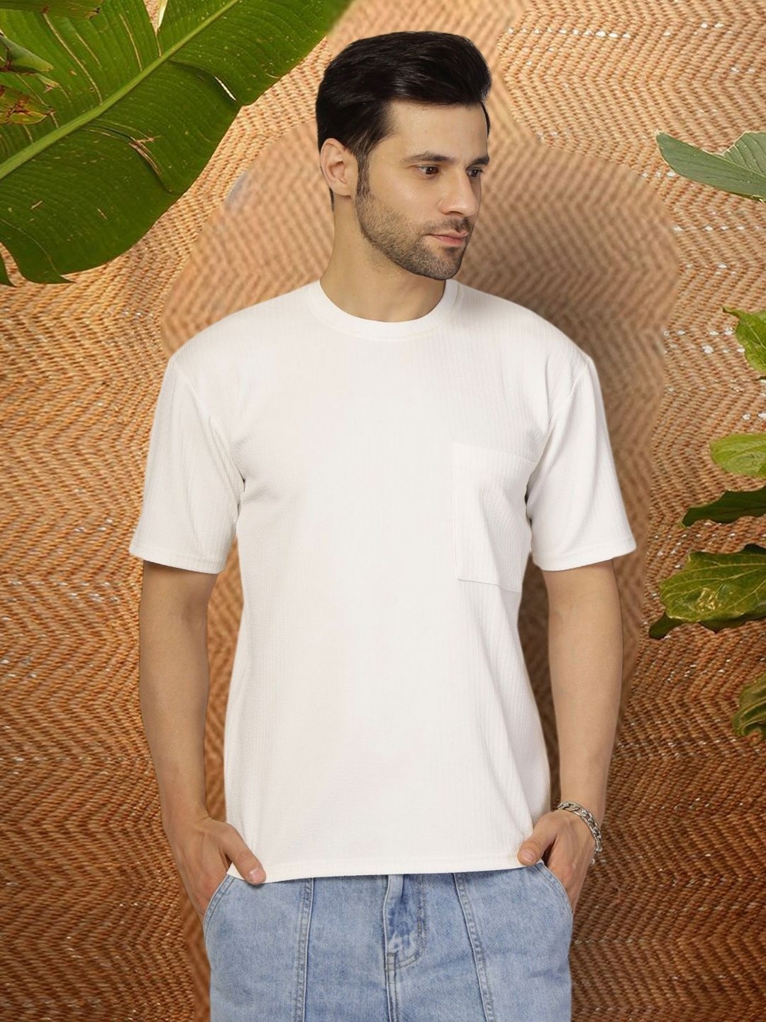 

Moda Rapido Men T-shirt, White