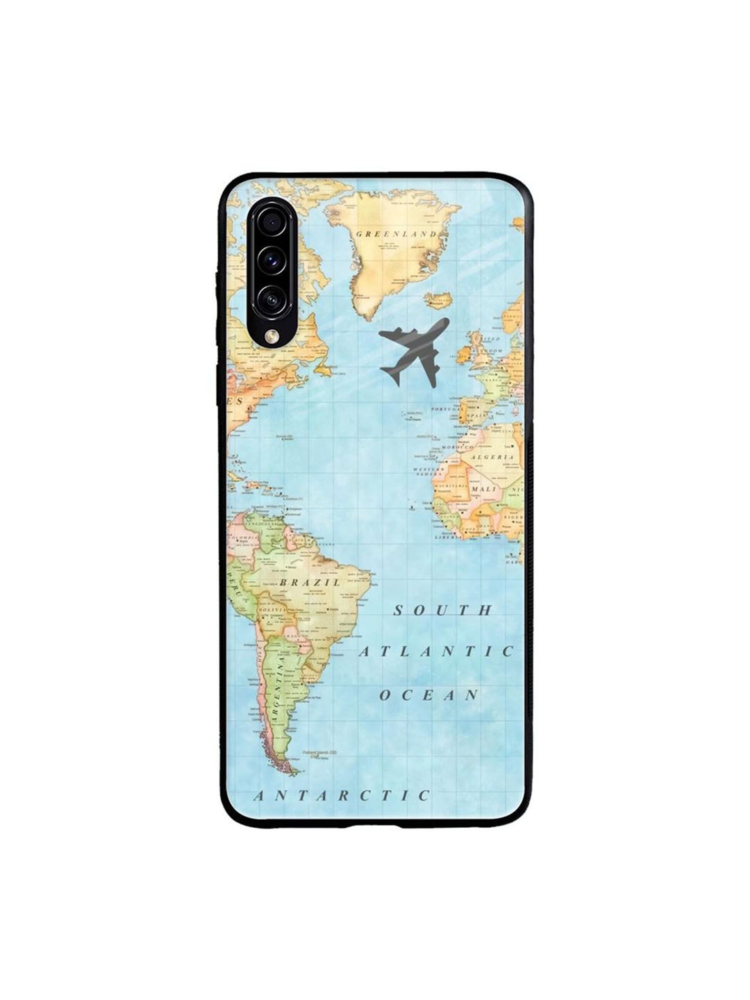 

QRIOH Quirky Printed Samsung Galaxy A70S Back Case Mobile Accessories, Blue