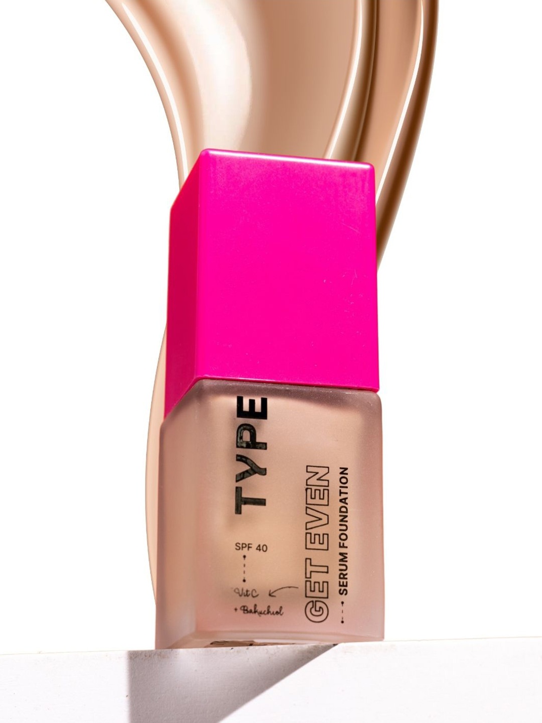 

TYPE BEAUTY INC Get Even Foundation- Latte 128, Nude