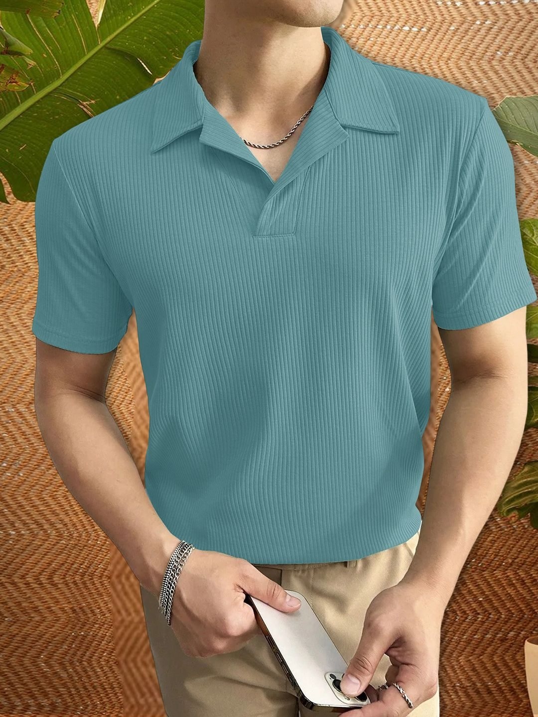 

Moda Rapido Men T-shirt, Teal