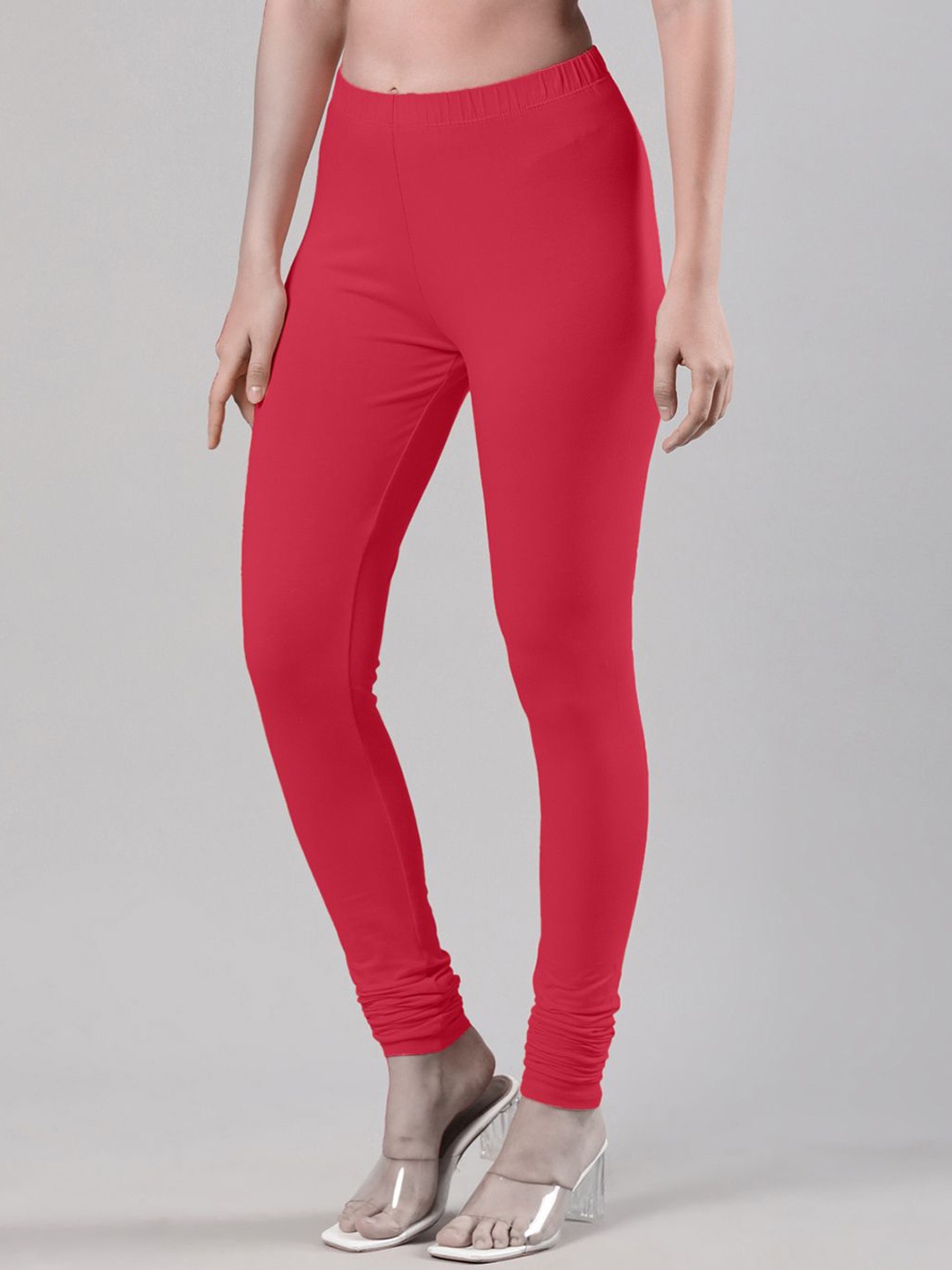 

Femmora Churidar Length Leggings, Red