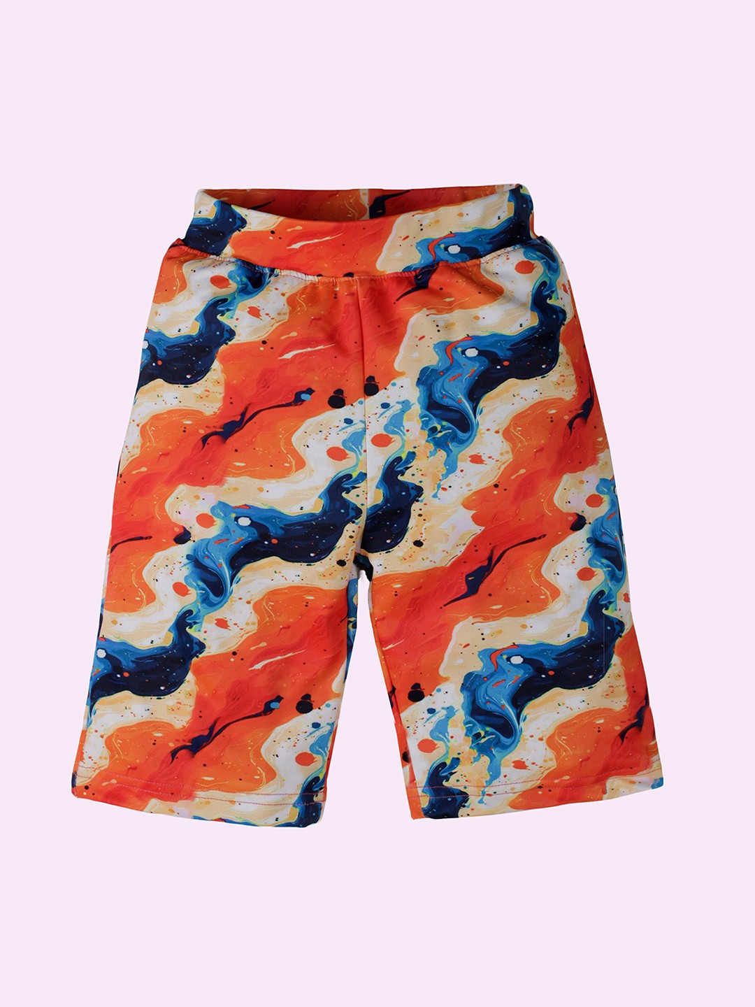 

KiddoPanti Boys Printed Cycling Shorts, Multi