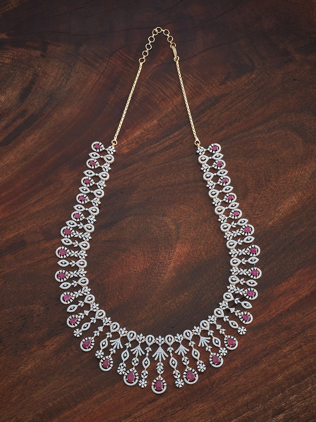 

Kushal's Fashion Jewellery Copper Necklace, Gold