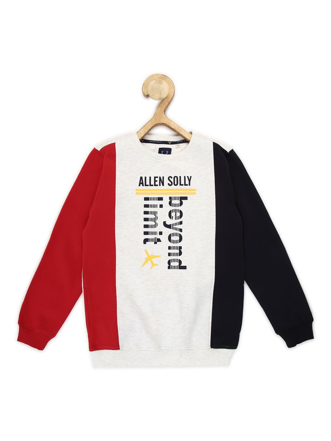 

Allen Solly Junior Boys Colourblocked Sweatshirt, White