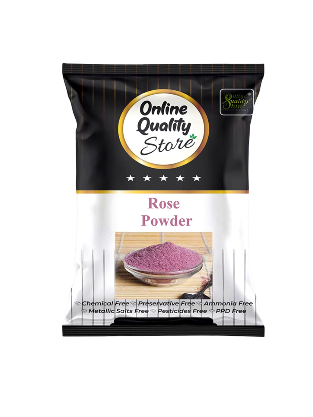 

Online Quality Store Natural Rose Powder For Uneven Skin Tone - 100 g, Pink