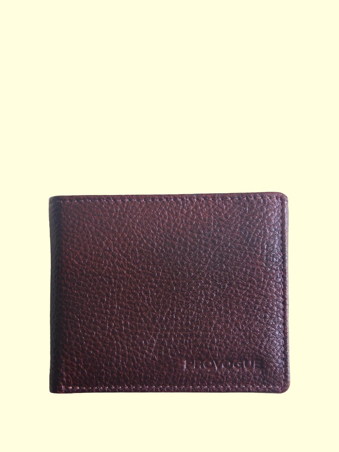 

Provogue Men Leather Two Fold Wallet, Brown