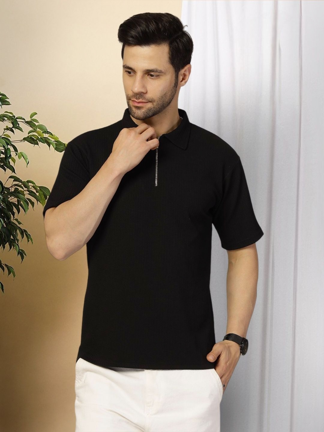 

Moda Rapido Men T-shirt, Black