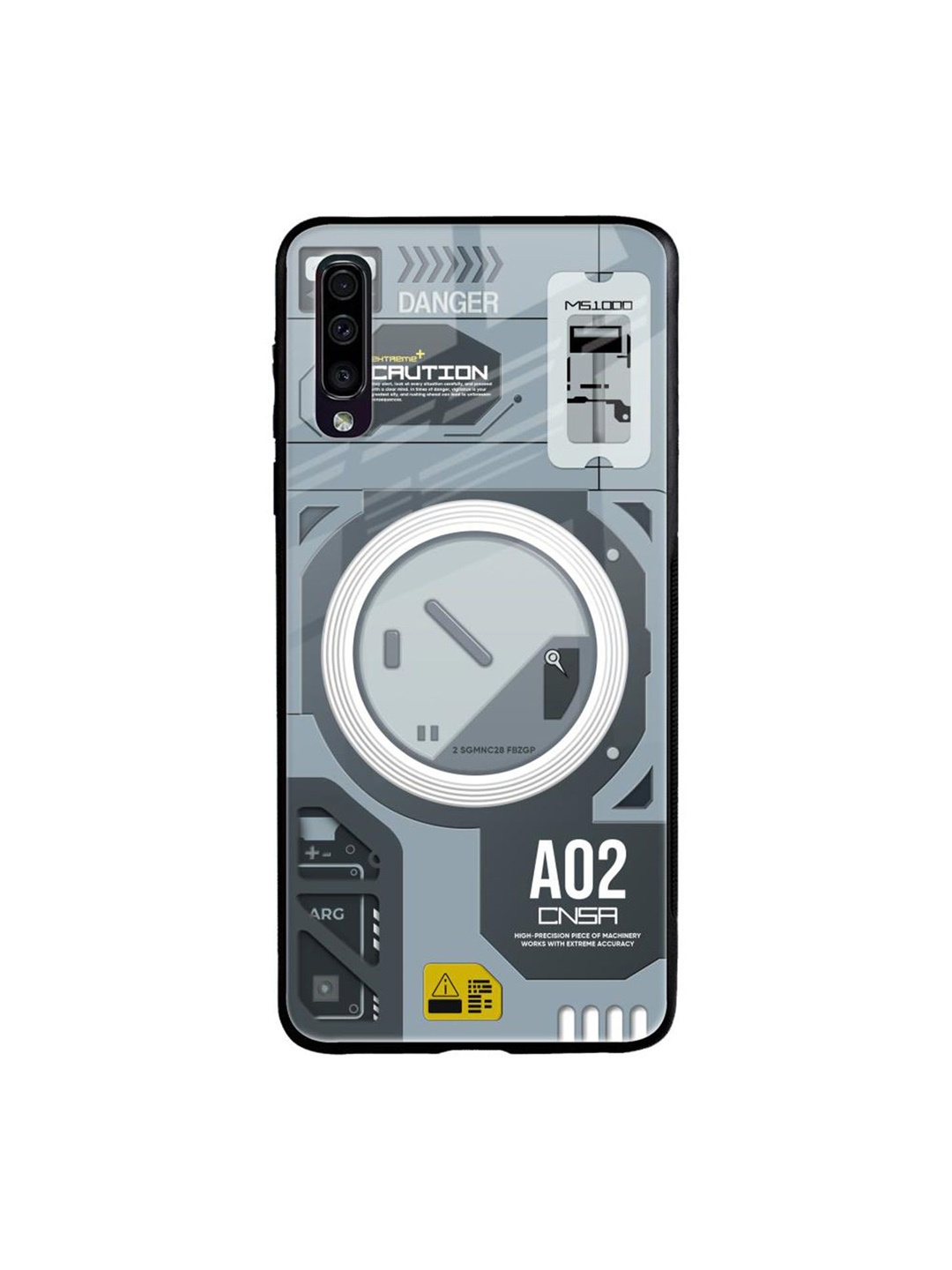 

QRIOH Typography Printed Samsung Galaxy A70 Back Case Mobile Accessories, Grey