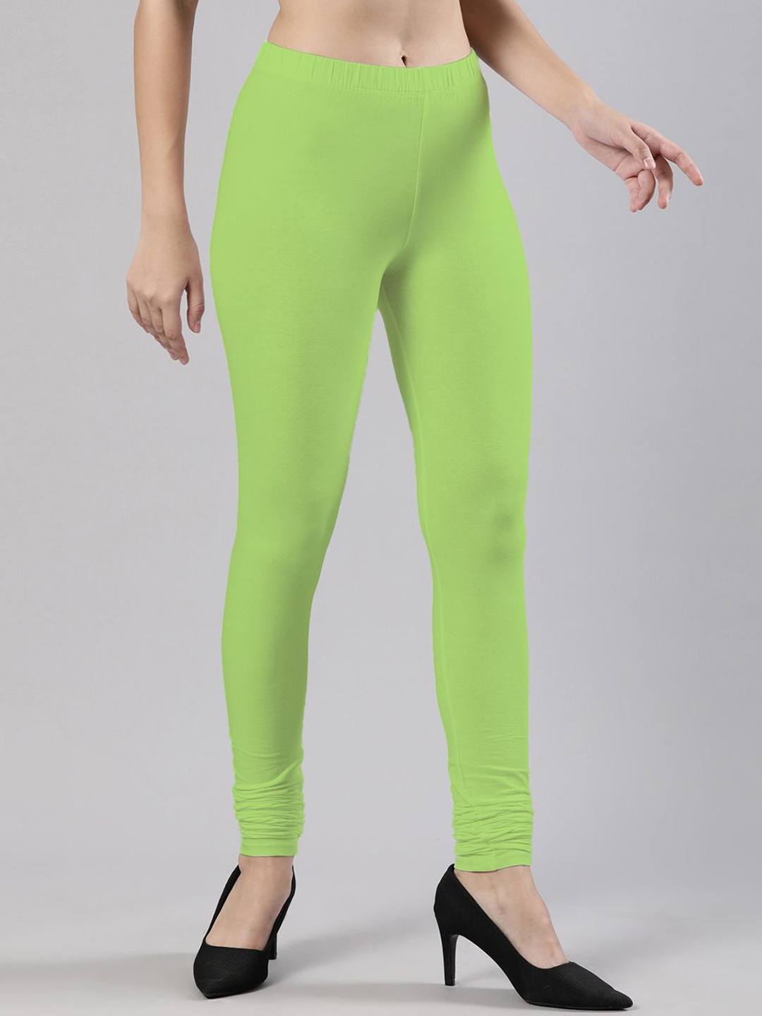 

Femmora Churidar Length Leggings, Green