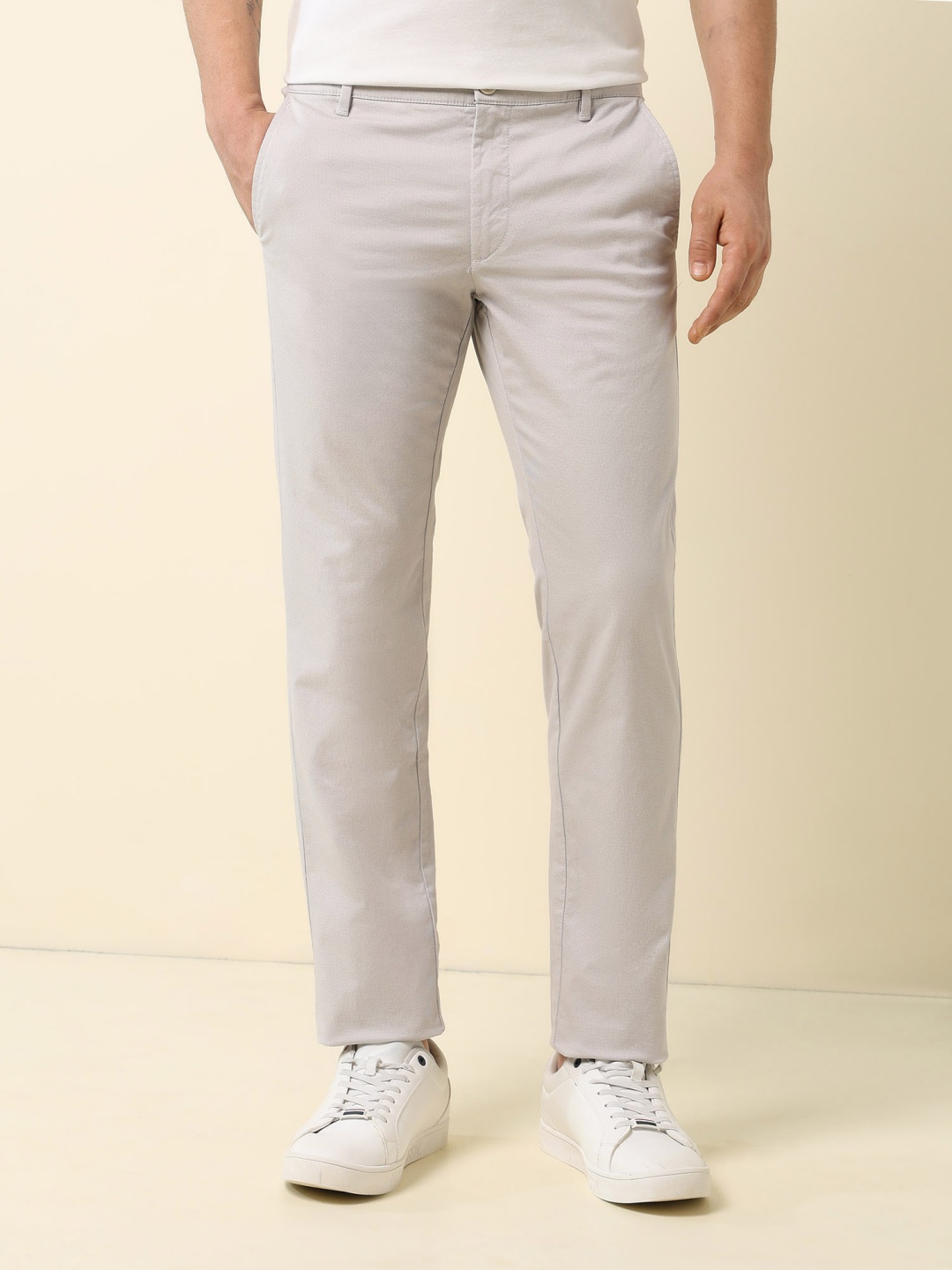

U.S. Polo Assn. Men Slim Fit Trousers, Grey