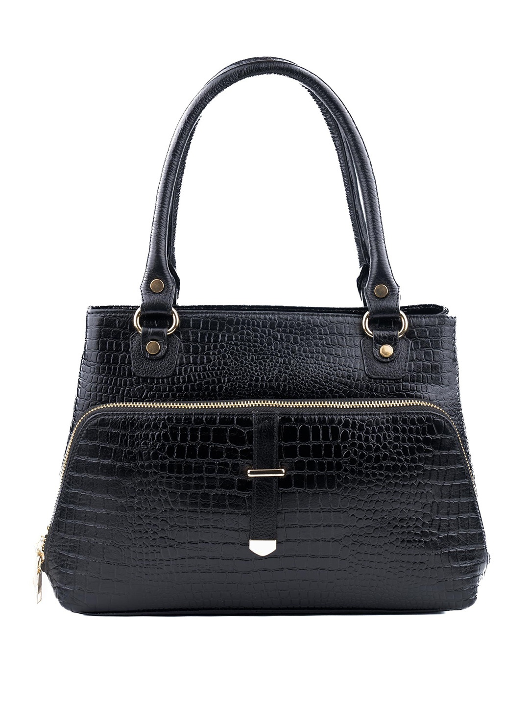

AMOREE Women Leather Chic & Compact Shoulder Bag, Black
