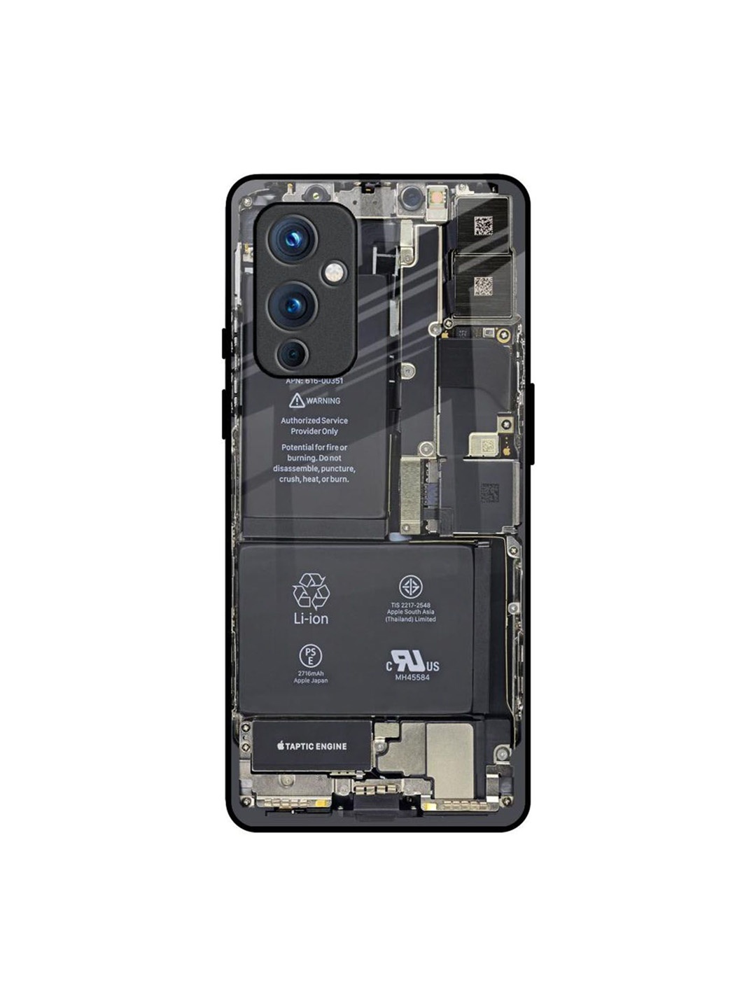 

QRIOH Quirky Printed OnePlus 9 Back Case Mobile Accessories, Grey