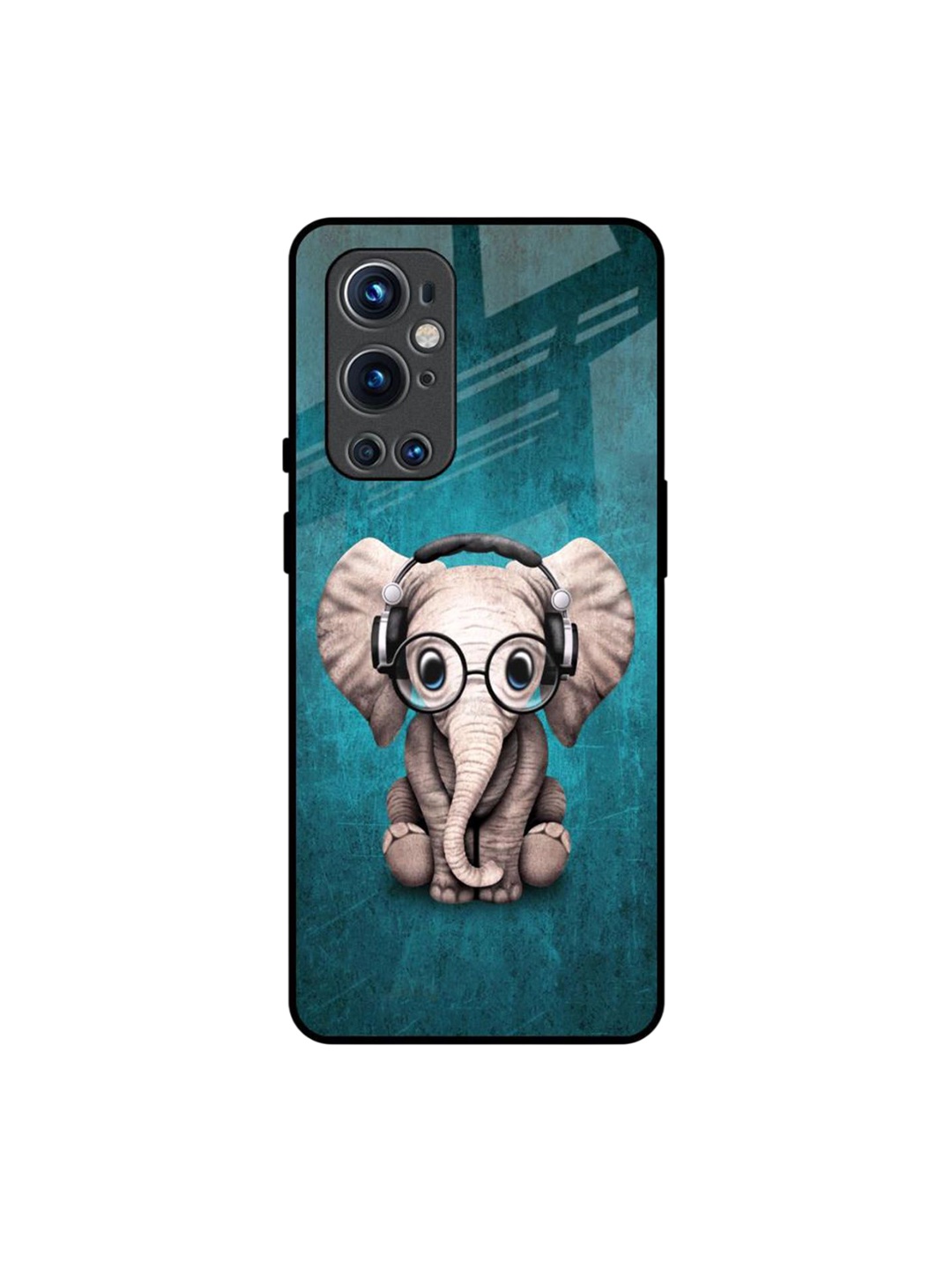 

QRIOH Quirky Printed OnePlus 9 pro Back Case Mobile Accessories, Blue