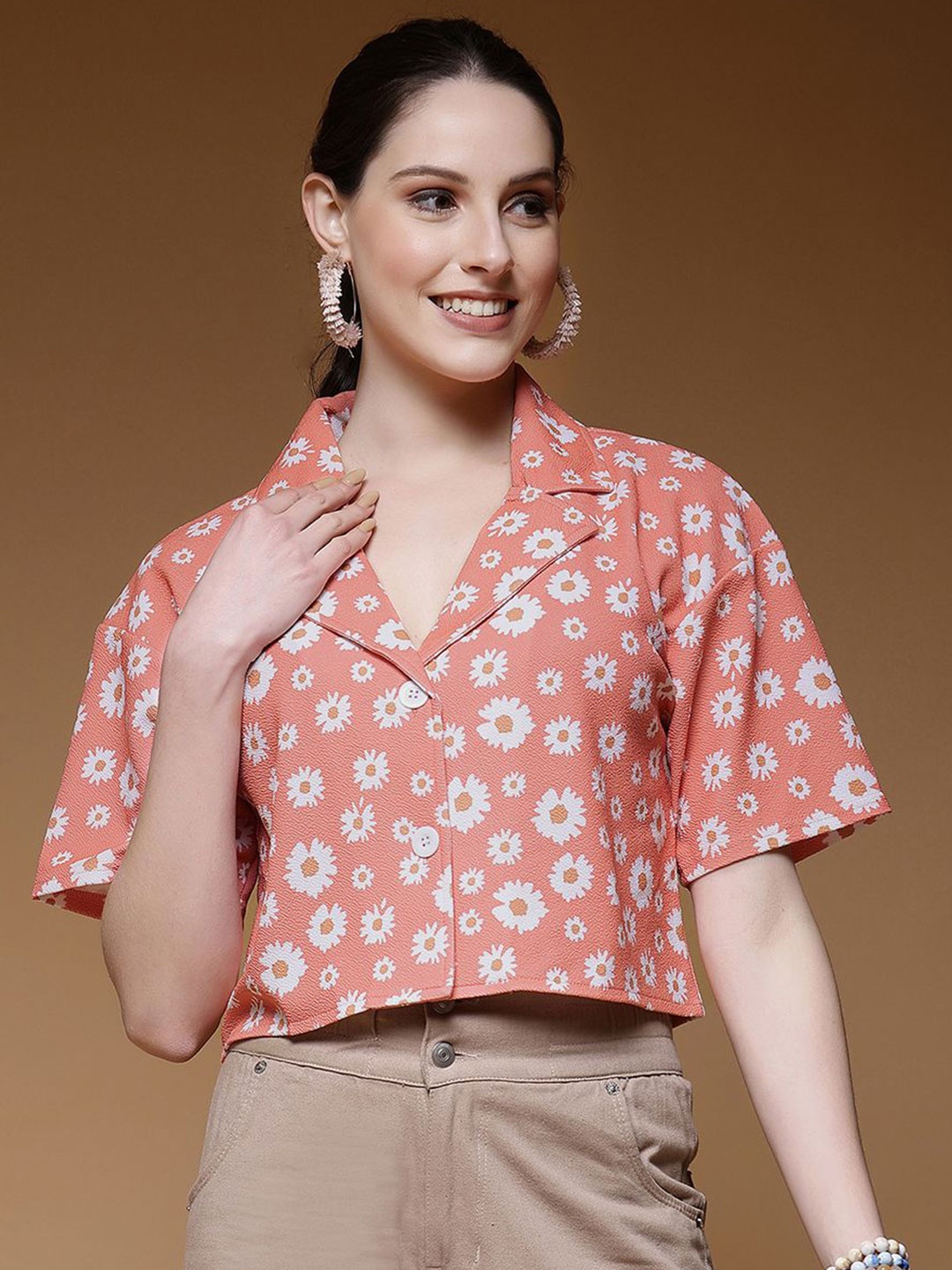 

Moda Rapido Print Top, Pink