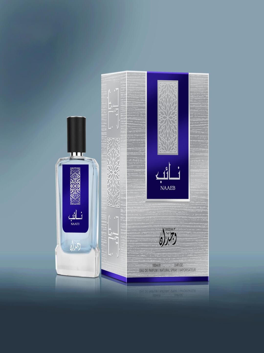 

WEJDAN Men Naaeb Long Lasting Eau de Parfum - 100 ml, Transparent
