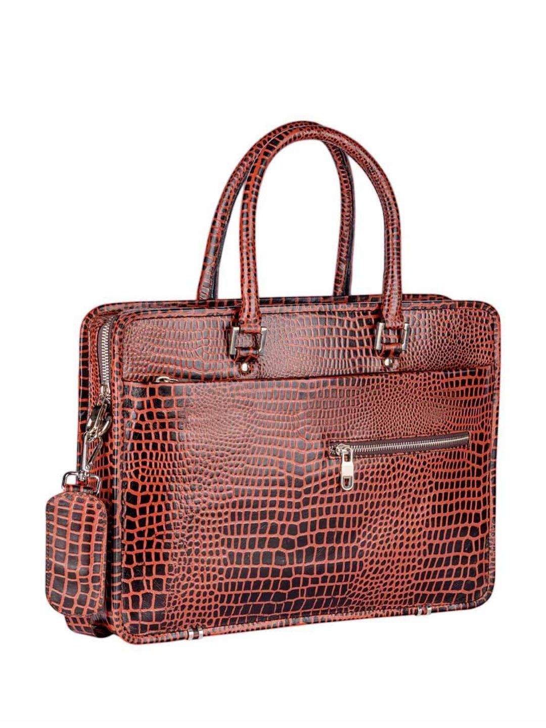 

AMOREE Unisex Printed Messenger Bag, Brown