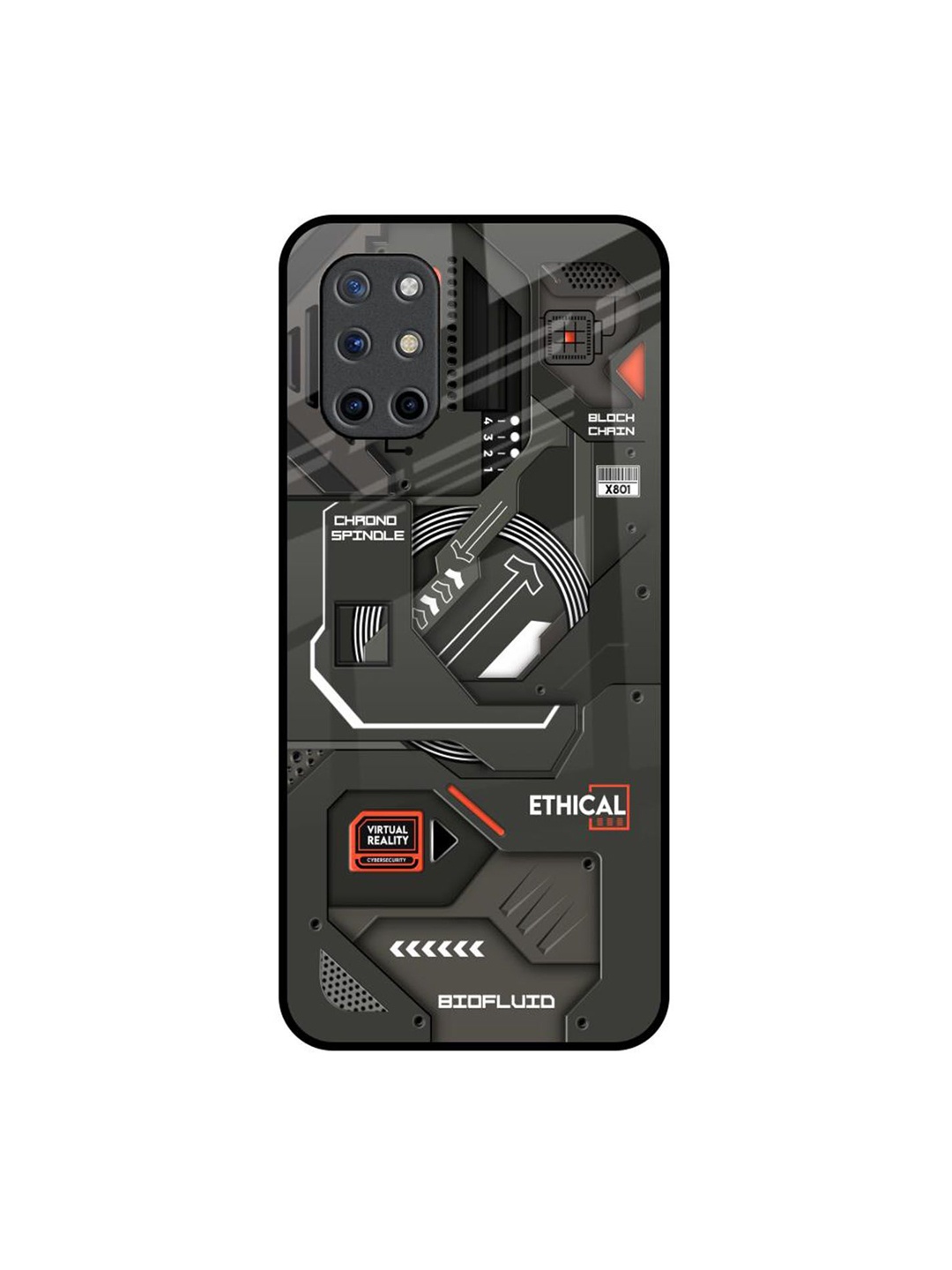 

QRIOH Typography Printed OnePlus 8T Back Case Mobile Accessories, Black