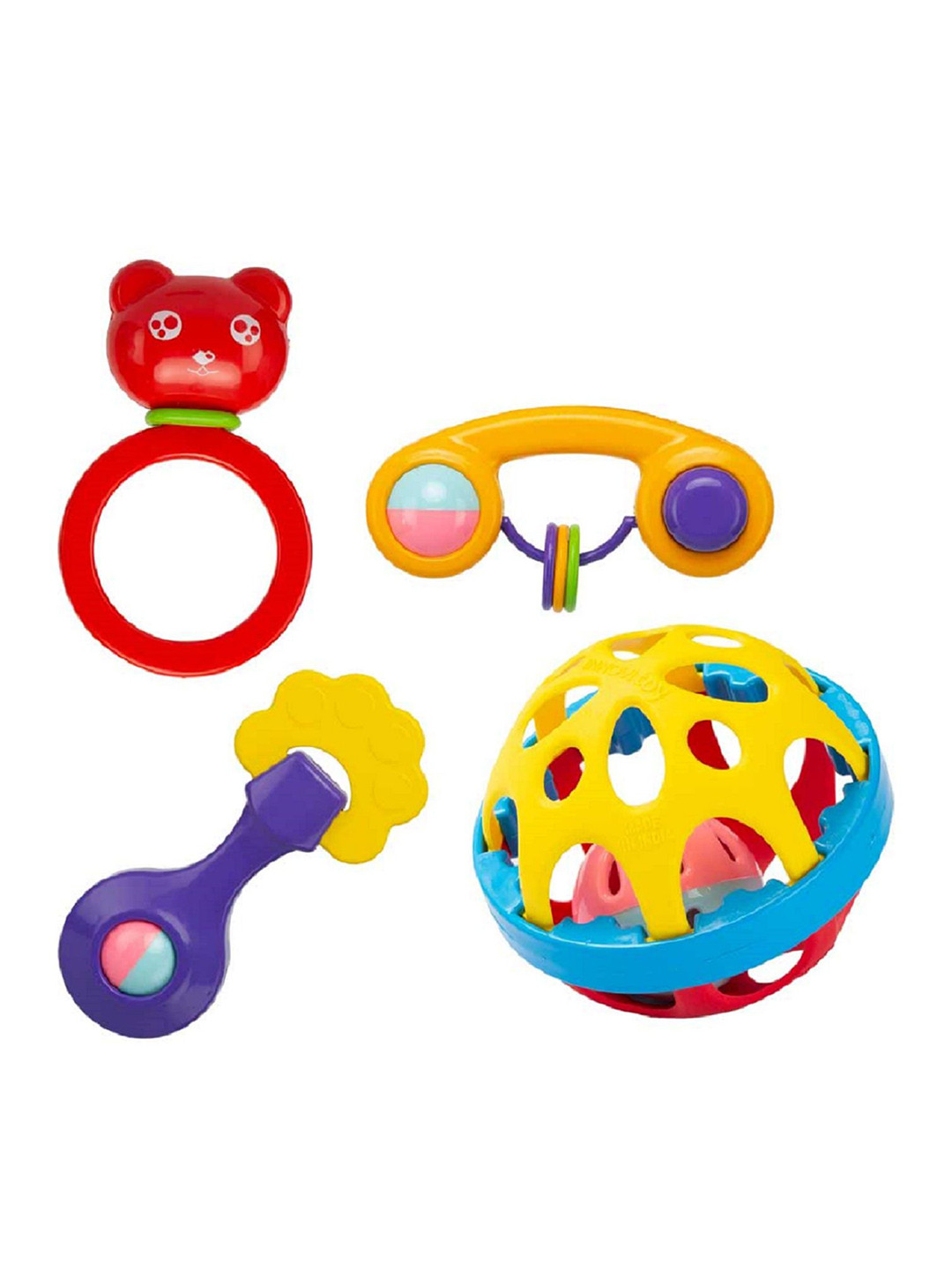 

ADKD BPA Free Rattle Toy Learning and Development Toys, Multi