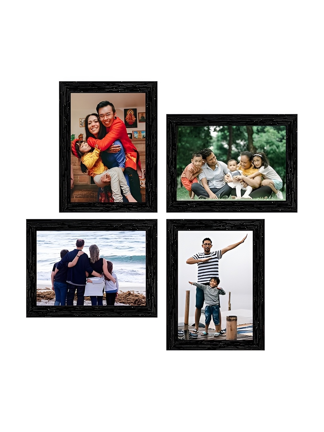 

Indianara Grey & Red 4 Piece Canvas Other Wall Paintings