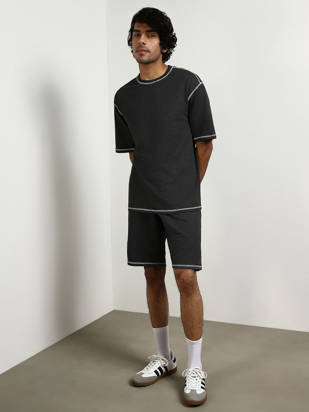 

NOBERO Oversized Co-Ords, Charcoal
